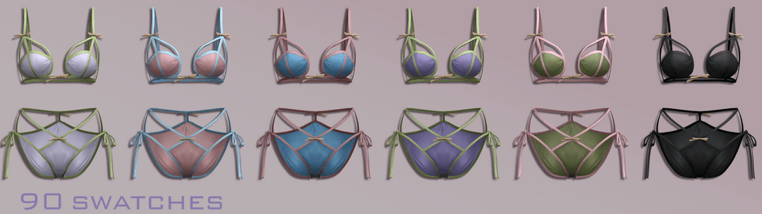 Галерея мода Сет нижнего белья Hypnotic CC Collection #5